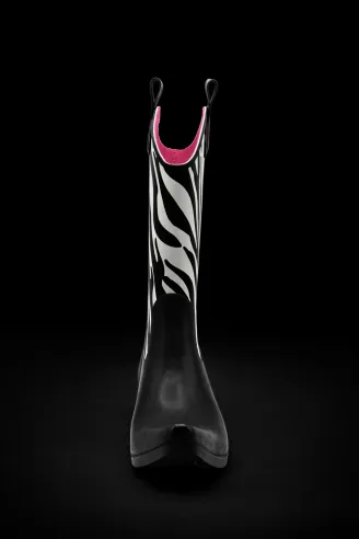 Black Zebra Boots | Maraboots – Online Boot Boutique