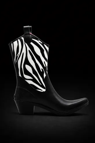 Black Zebra Boots | Maraboots – Online Boot Boutique